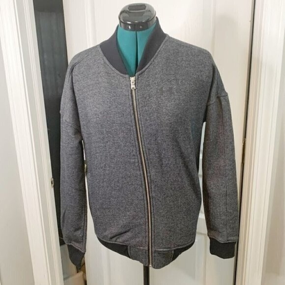 Under Armour Coupe Lache Suelto Bomber Full Zip Casual Jacket - Picture 1 of 13